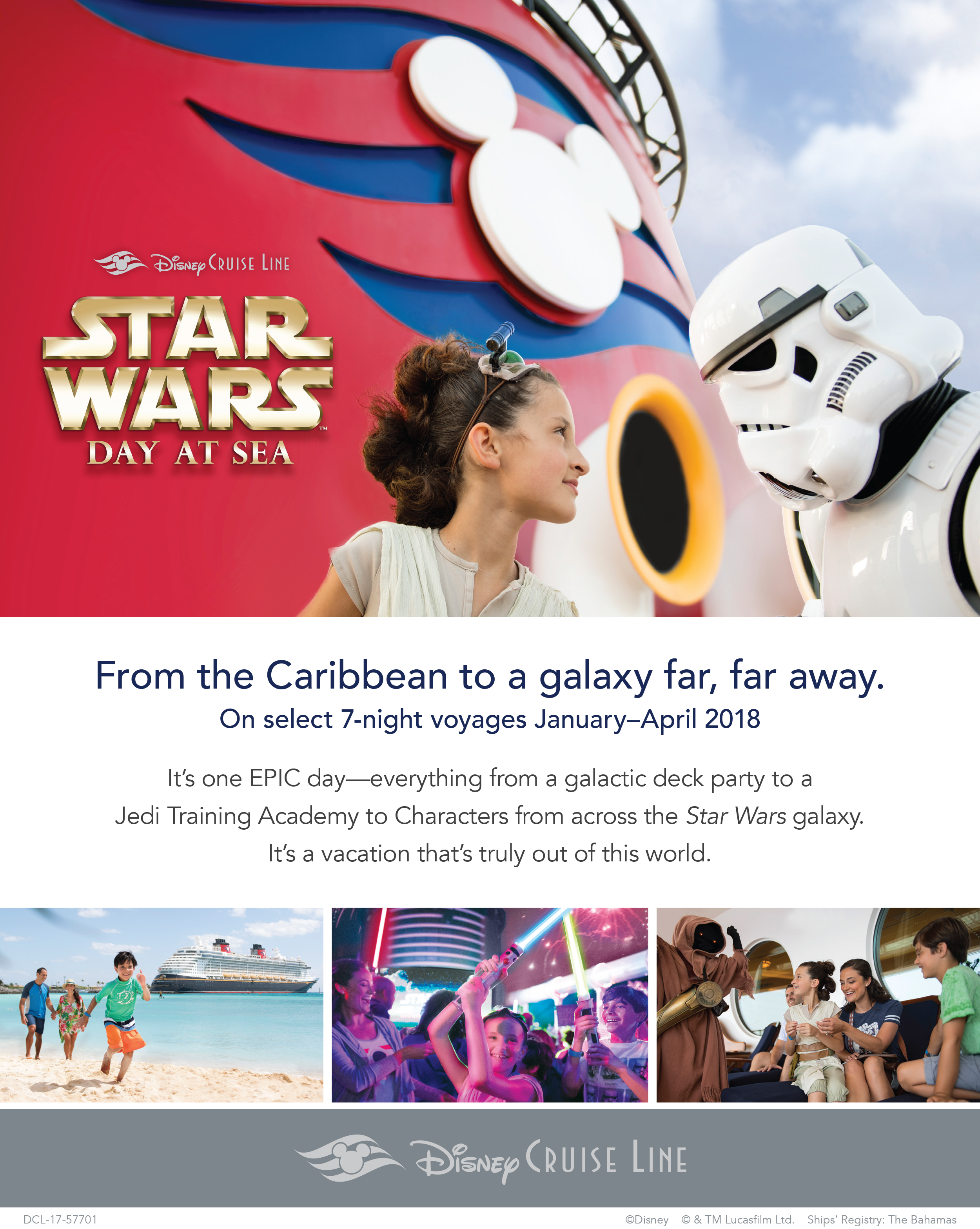 Disney Cruise Line, Star Wars Day at Sea. Explore, You Will.